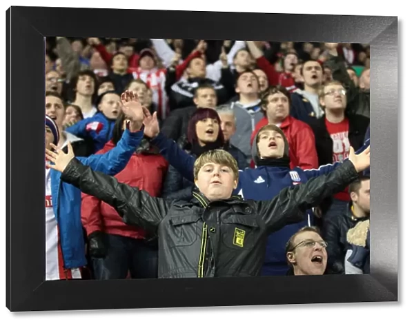 Passionate Stoke City Fans Go Head-to-Head Against Everton in the Intense 2012 Premier League Clash (Fans Edition)