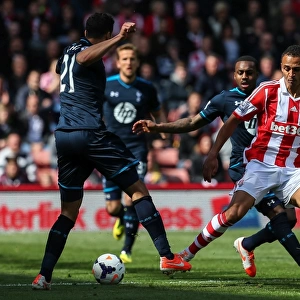 The Intense Battle: Stoke City vs. Tottenham, April 26, 2014