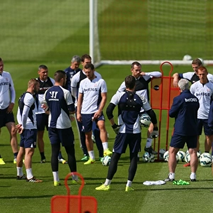 Stoke City FC: Training at Clayton Wood, August 2014