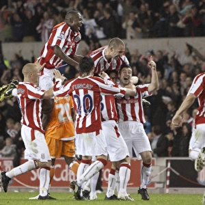 Stoke City's Thrilling 4-3 Carling Cup Victory: Higginbotham, Fuller, Etherington, and Griffin Shine at Britannia Stadium