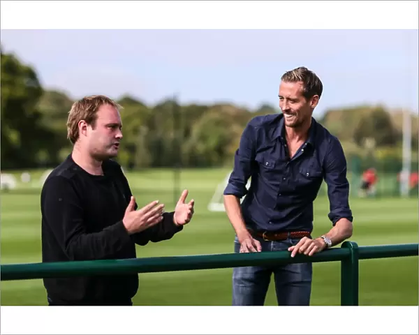 Peter Crouch talks to Soccer am