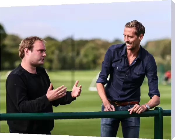 Peter Crouch talks to Soccer am