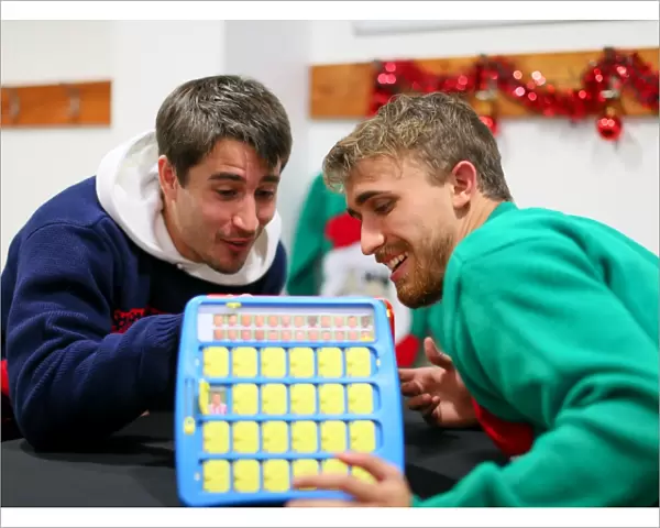 Guess who with Bojan and Marc Muniesa