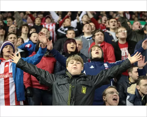 Passionate Stoke City Fans Go Head-to-Head Against Everton in the Intense 2012 Premier League Clash (Fans Edition)