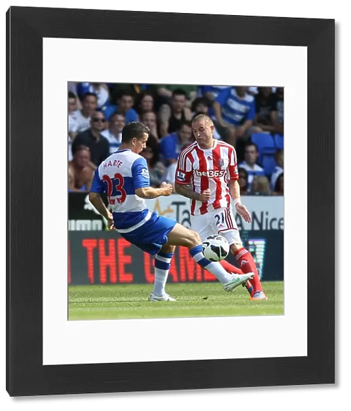 Stoke City Football Club - Reading v Stroke city 18th AUgust 2012 1st match of the premier league season 2012-13 - final score 1-1 - Images supplied for Stoke City Match day magazine