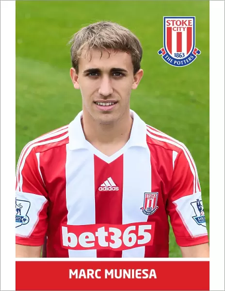 Marc Muniesa: Stoke City FC Player Headshot (2013-14)