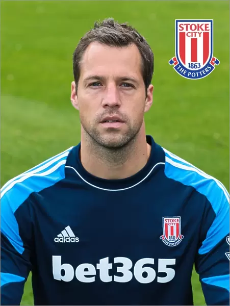 Thomas Sorensen: Stoke City FC Goalkeeper Headshot (2013-14)