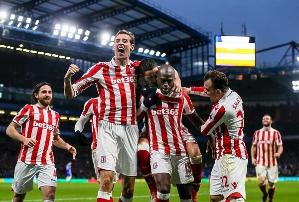 4-2 in Favor of Chelsea: Bruno Martins Indi and Peter Crouch Score for Stoke at Stamford Bridge (Premier League, December 31, 2016)