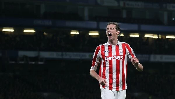 Bruno Martins Indi and Peter Crouch Score for Stoke in 4-2 Defeat at Stamford Bridge (Premier League, December 31, 2016)
