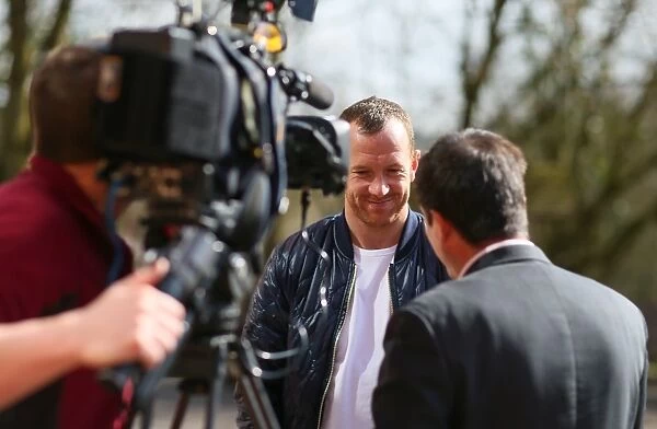Charlie Adam visits St Giles Catholic Primary School in Cheadle