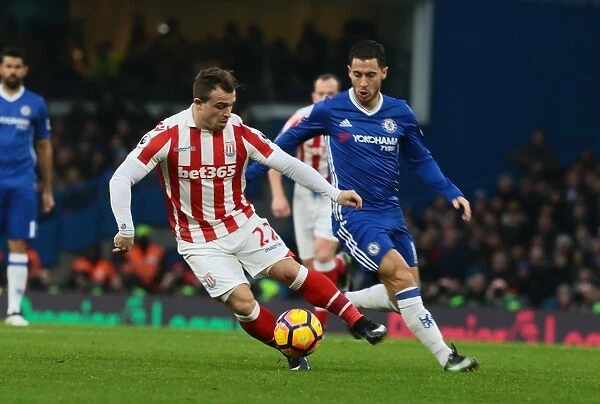 Chelsea's Dominant Performance: 4-2 Premier League Victory Over Stoke City (Bruno Martins Indi and Peter Crouch Goals, Stamford Bridge, December 31, 2016)