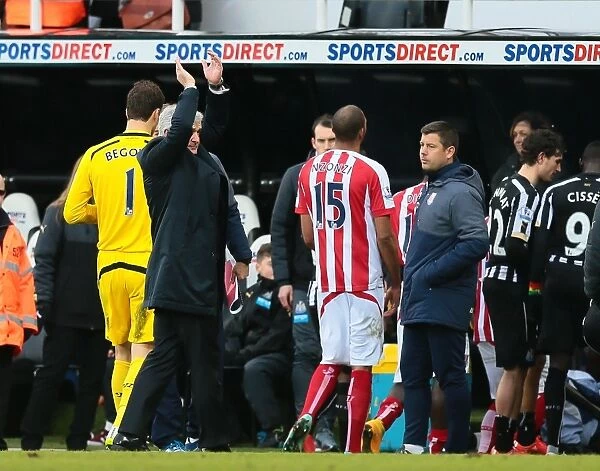 February 8, 2015: Clash at St. James Park - Newcastle United vs. Stoke City