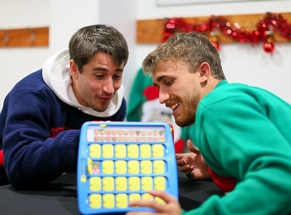 Guess who with Bojan and Marc Muniesa