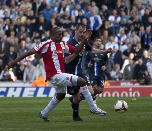 The Intense Battle: Stoke City vs. Blackburn Rovers - April 18, 2009