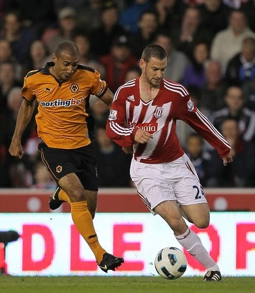 The Intense Battle: Stoke City vs. Wolverhampton Wanderers - April 26, 2011