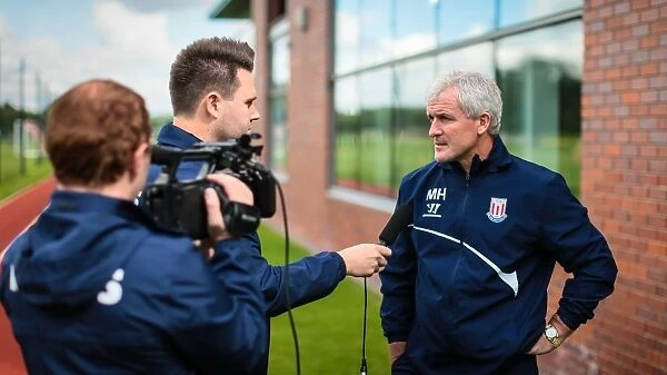 Intense Training: A Behind-the-Scenes Look at Stoke City FC at Clayton Wood, August 2014