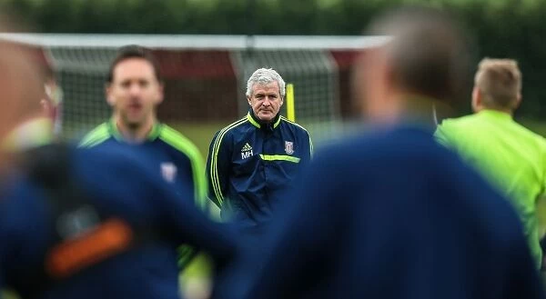 Intense Training: A Behind-the-Scenes Look at Stoke City FC at Clayton Wood, April 2014