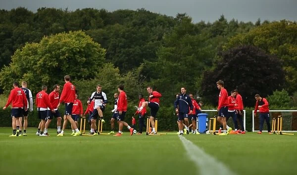 Intense Training at Clayton Wood: A Behind-the-Scenes Look at Stoke City FC's August 2014 Preparation
