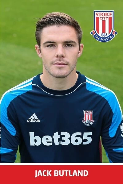 Jack Butland: Stoke City FC Goalkeeper Headshot (2013-14)