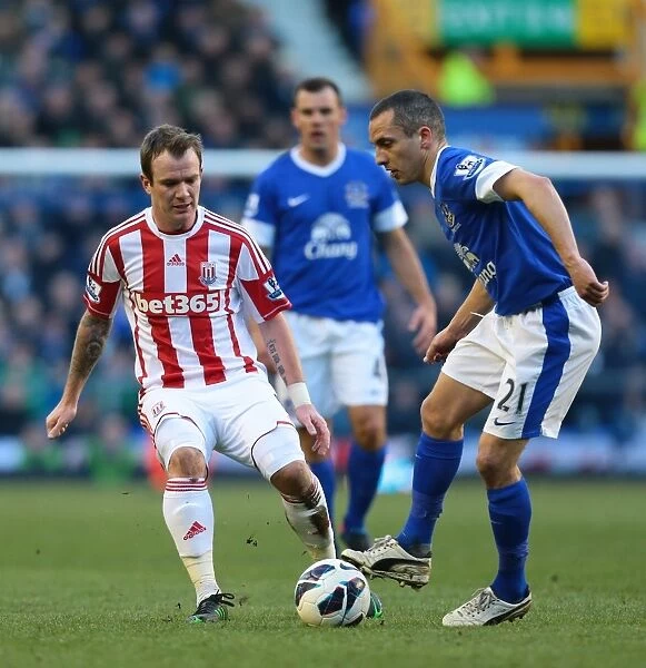 March 30, 2013: A Thrilling Clash - Everton vs Stoke City at Goodison Park