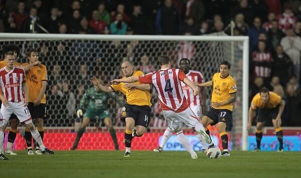 May 1, 2012: A Fierce Clash Between Stoke City and Everton at Bet365 Stadium