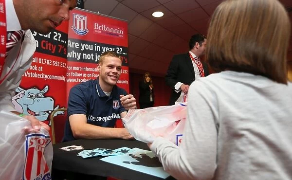 Meet & Greet with Ryan Shawcross: Stoke City FC's Star Defender, March 2014 (West Ham Programme)