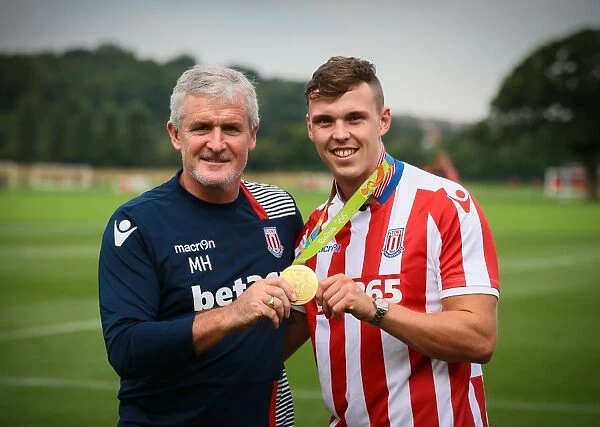 Olympic Gold Medalist Joe Clarke's Exclusive Visit to Stoke City Football Club: Behind the Scenes