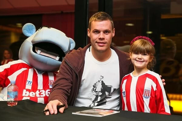Ryan Shawcross at Stoke City FC's City 7s Event, March 2015