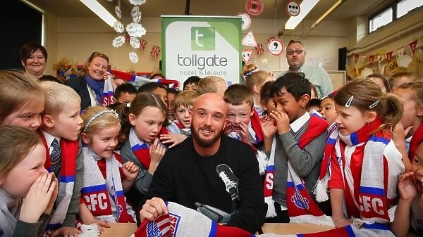 Stephen Ireland's Motivational School Visit to Stoke City: Inspiring Young Footballers, April 2015