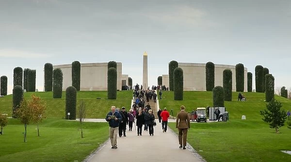 Stoke City FC Honors Fallen Heroes at the National Arboretum on Remembrance Day, 2014