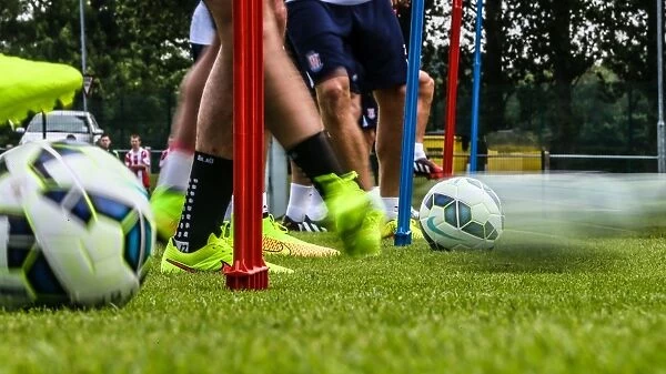 Stoke City FC: Intense Training at Clayton Wood, July 2014
