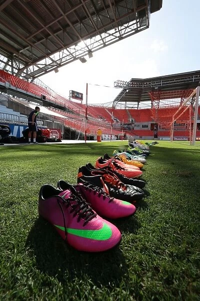 Stoke City FC: Pre-Season USA Tour - Ready for Action: A Line-Up of Boots in Houston