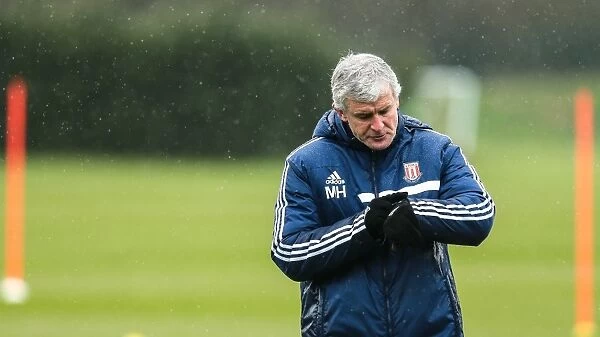 Stoke City FC: Training at Clayton Wood, March 2014