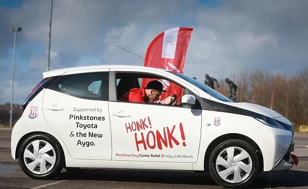 Stoke City FC's Comic Relief Aygo Challenge: United for a Good Cause