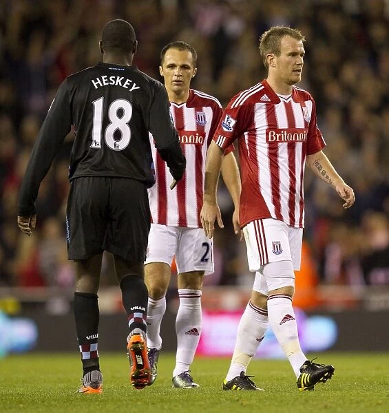 Stoke City FC's Thrilling 2-1 Victory Over Aston Villa in the Premier League (September 13, 2010): Goals from Huth and Jones