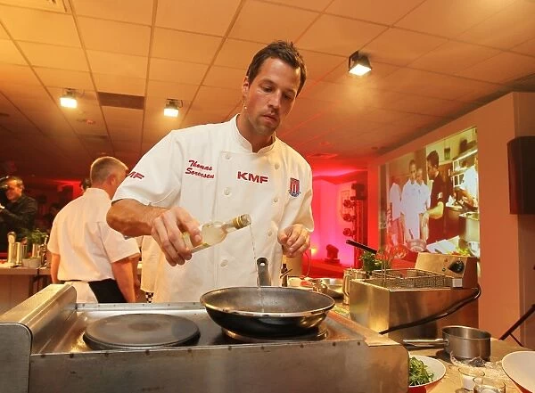 Stoke City Footballers at Ginos Stoke Kitchen 2012: A Peek Behind the Scenes