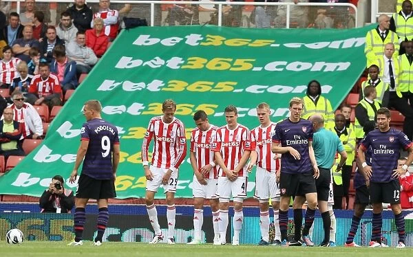 Stoke City vs Arsenal Clash: August 26, 2012 at Bet365 Stadium