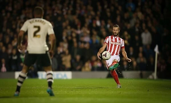 Stoke City's 1-0 Win Over Fulham in the Capital One Cup: Peter Crouch's Decisive Goal, September 2015