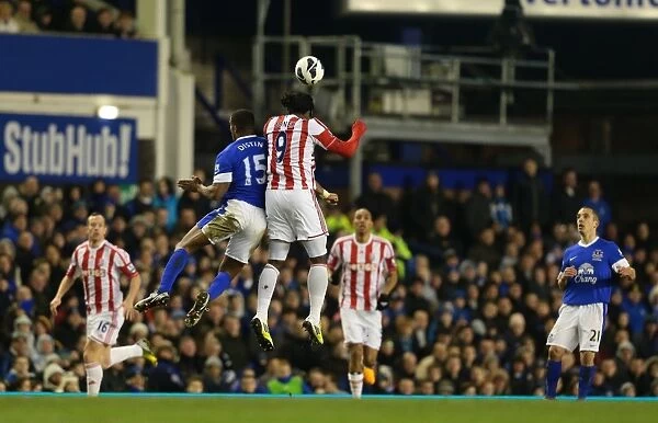 A Thrilling Clash: Everton vs Stoke City at Goodison Park, March 30, 2013