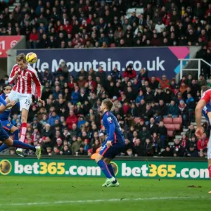 Season 2014-15 Poster Print Collection: Stoke City v Manchester United