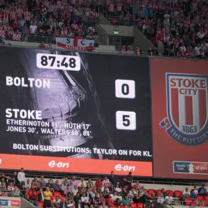 Season 2010-11 Framed Print Collection: Bolton Wanderers v Stoke City