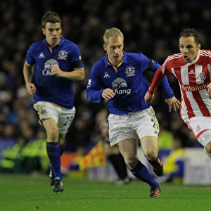 Decisive Moment: Thrilling Everton vs. Stoke City Clash - 4th December 2011