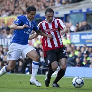 Exciting Clash: Everton vs Stoke City at Goodison Park on October 4, 2009