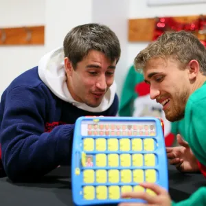 Guess who with Bojan and Marc Muniesa