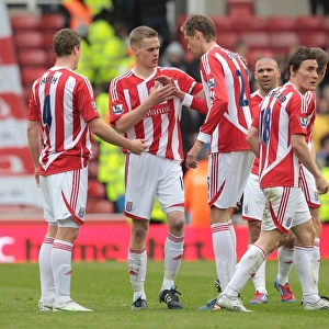 The Intense Battle: Stoke City vs Arsenal, April 28, 2012