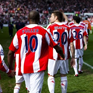 Intense Battle: Stoke City vs. Blackburn Rovers - A Football Rivalry Unfolds (April 18, 2009)
