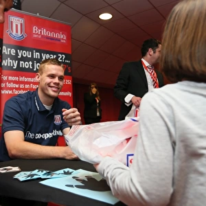 Meet & Greet with Ryan Shawcross: Stoke City FC's Star Defender, March 2014 (West Ham Programme)
