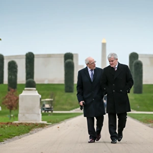Stoke City FC: Chairman and Manager Honor Football Remembers at The National Memorial Arboretum (December 2014)