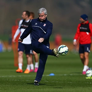 Stoke City FC: Training at Clayton Wood - Gearing Up for the Southampton Showdown, April 2015