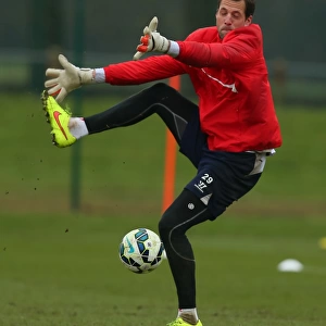 Stoke City FC: Training at Clayton Wood, March 2015